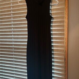 Elegant Black Sleeveless Dress
